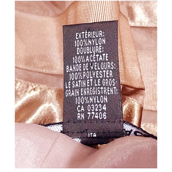 CLUB MONACO Sz 6 Mocha A-Line Multi-Media Skirt Boho Festival - Picture 6 of 6